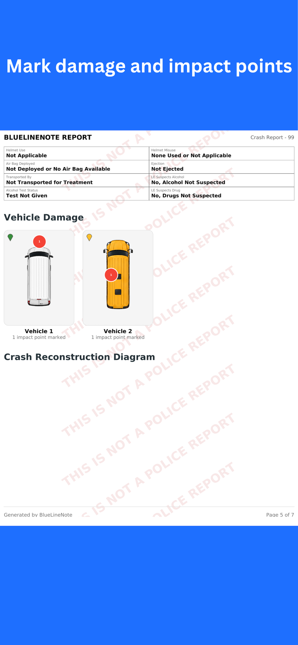 Sample report page three