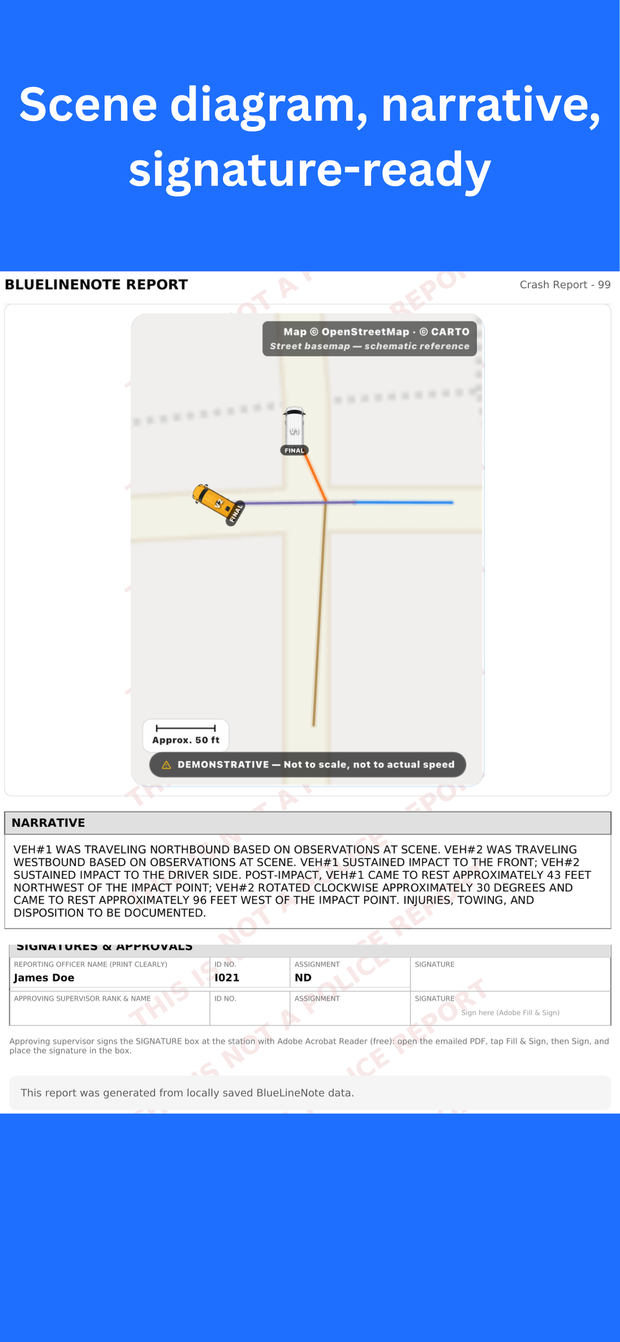 Sample report page four